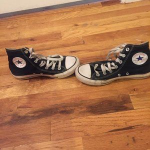 Converse all star chuck Taylor Black shoes m 6 w 8